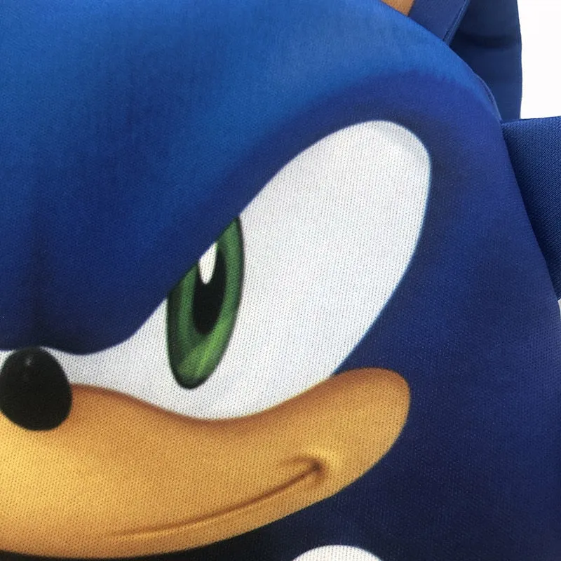 SONIC RACING Children Sonic Kindergarten Backpack Cosplay Party Hedgehog Children Schoolbag Kid School Opening Gift