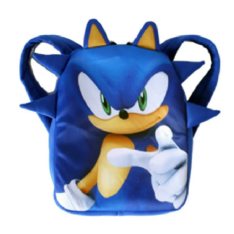 SONIC RACING Children Sonic Kindergarten Backpack Cosplay Party Hedgehog Children Schoolbag Kid School Opening Gift