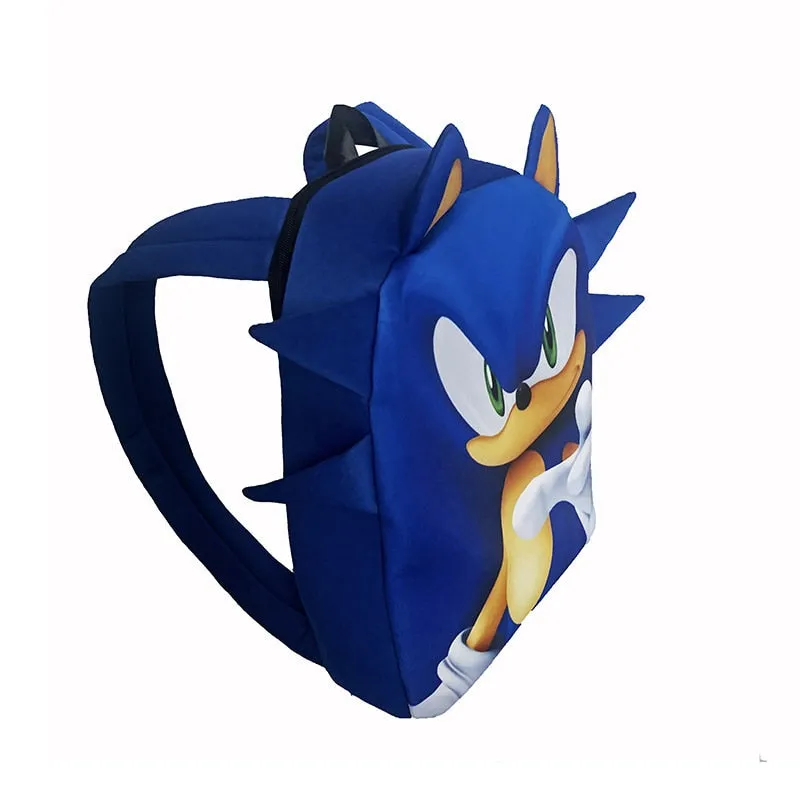 SONIC RACING Children Sonic Kindergarten Backpack Cosplay Party Hedgehog Children Schoolbag Kid School Opening Gift