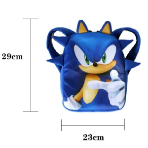 SONIC RACING Children Sonic Kindergarten Backpack Cosplay Party Hedgehog Children Schoolbag Kid School Opening Gift