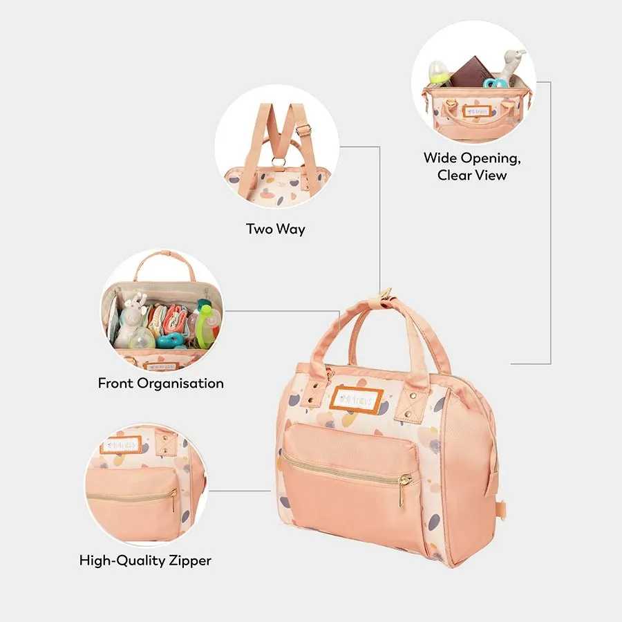 Stone Print Diaper Bag