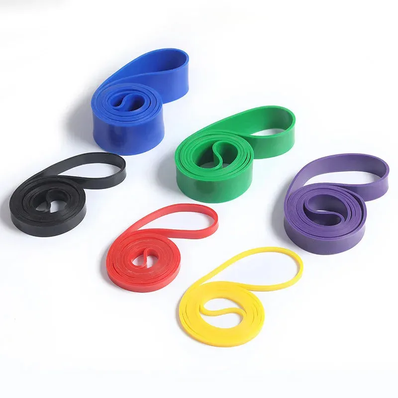 Stretch Resistance Band - Elastic Fitness Band for Home Gym Training - Pull Up Assist Bands