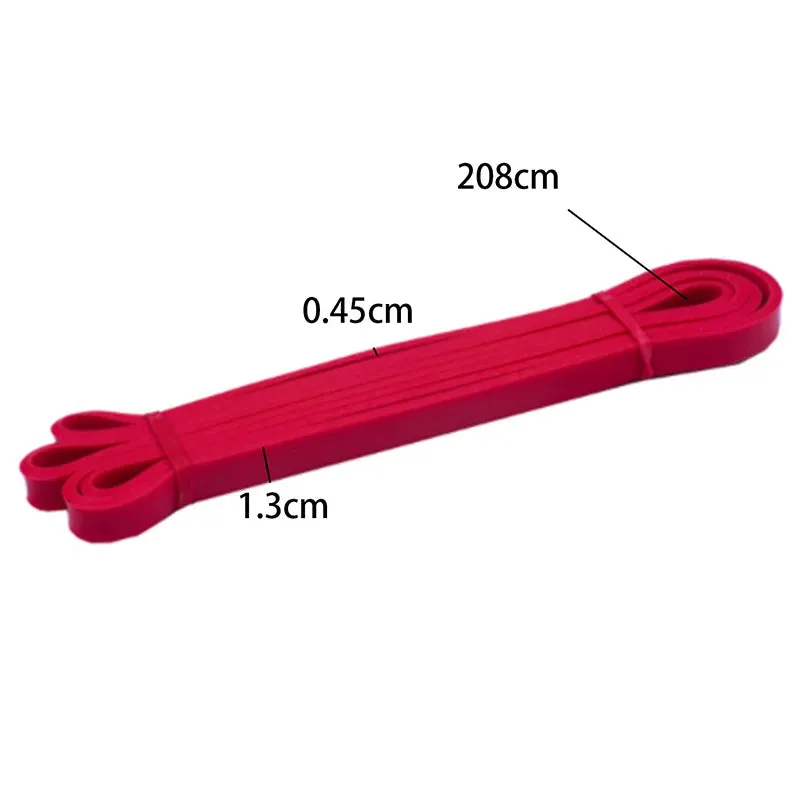 Stretch Resistance Band - Elastic Fitness Band for Home Gym Training - Pull Up Assist Bands