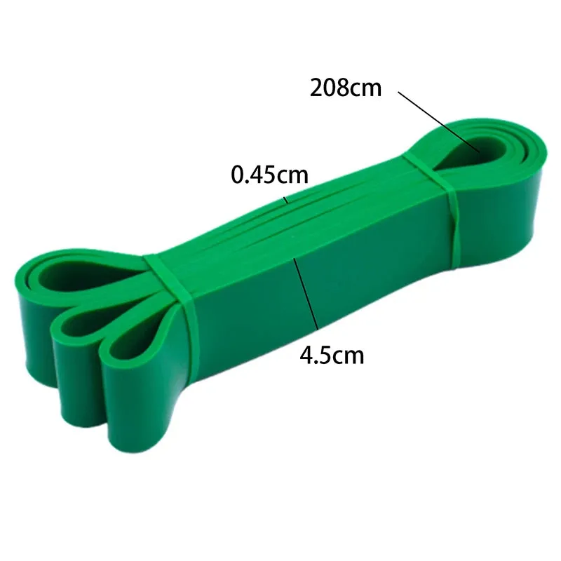 Stretch Resistance Band - Elastic Fitness Band for Home Gym Training - Pull Up Assist Bands