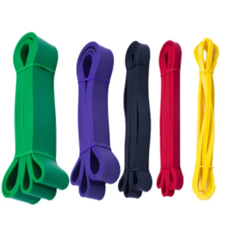 Stretch Resistance Band - Elastic Fitness Band for Home Gym Training - Pull Up Assist Bands