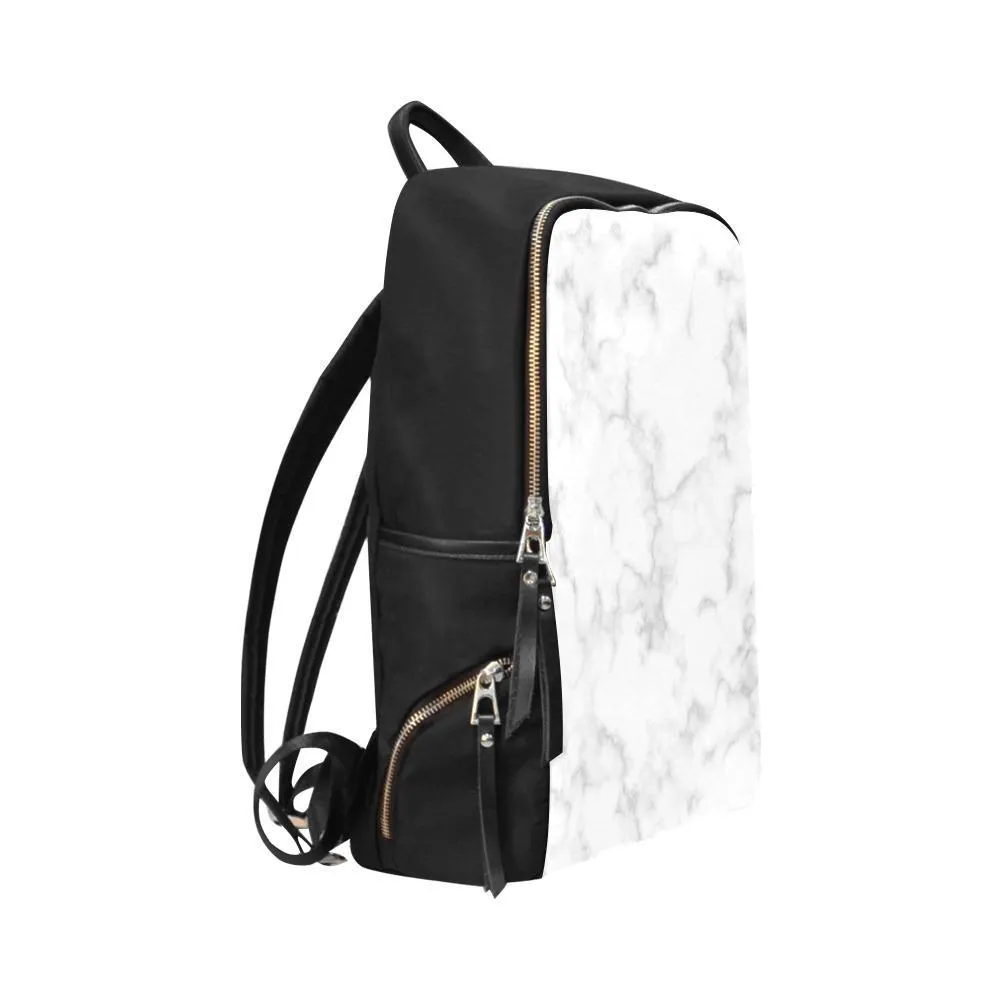 Stylish Backpack-Marble Design