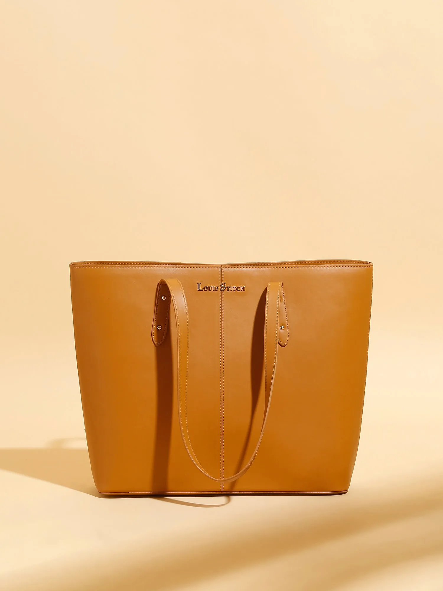 Stylish Tan Ladies Oversized Shopper Tote Bags for Women