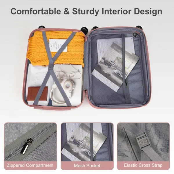 Suitcase Two-piece Set- FREE USA SHIPPING