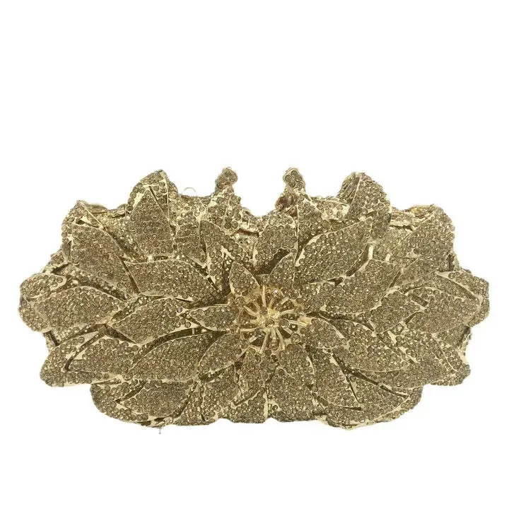 Sunflower Rhinestone Clutch