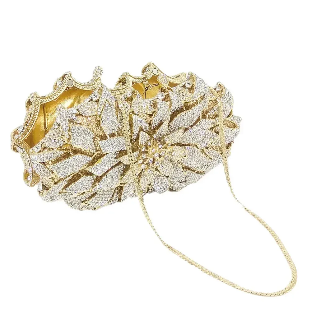 Sunflower Rhinestone Clutch