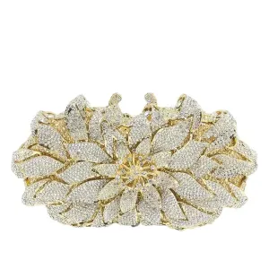 Sunflower Rhinestone Clutch
