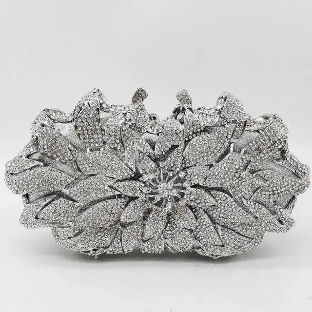 Sunflower Rhinestone Clutch