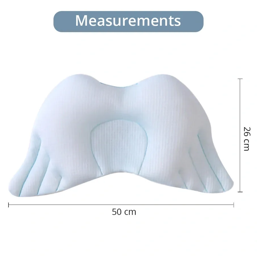 Sunveno Infant Head Shaper Wings Pillow (Blue)