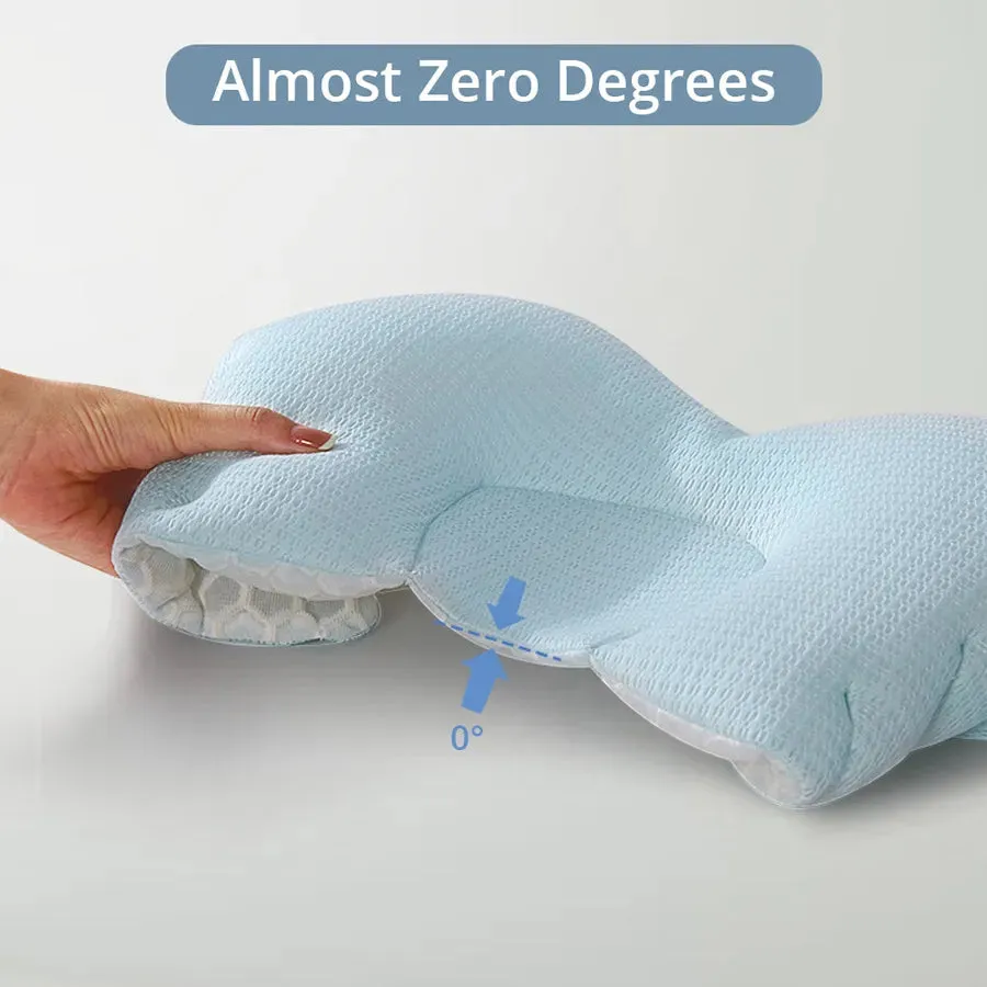 Sunveno Infant Head Shaper Wings Pillow (Blue)