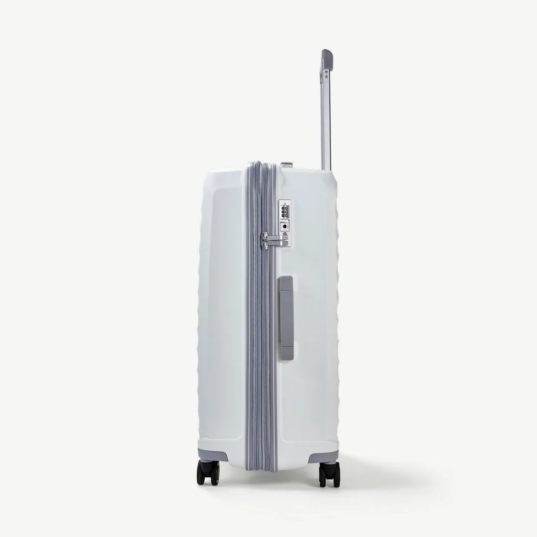 Sunwave Medium Suitcase in White