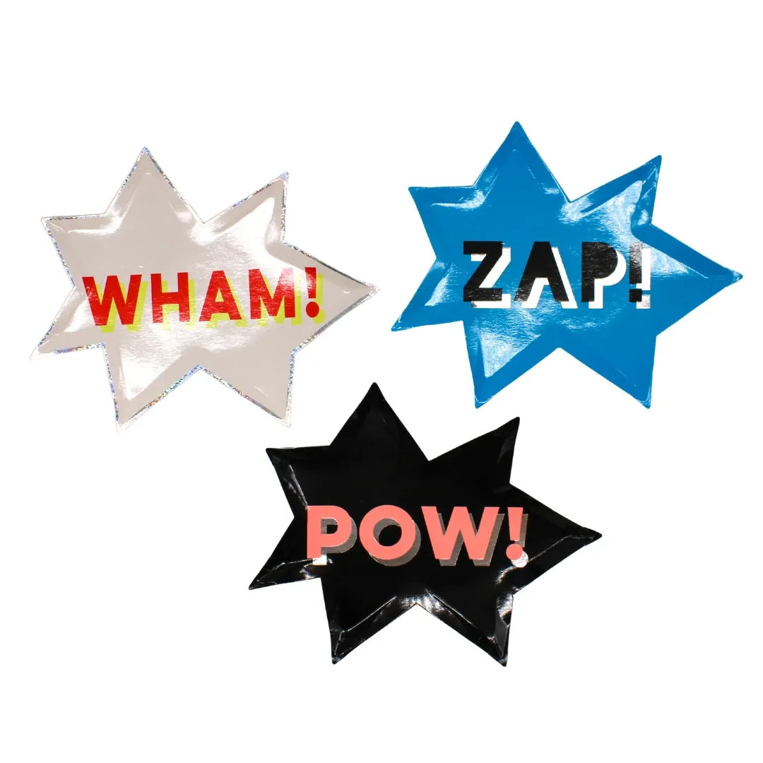 Superhero Plates (Pack of 8)