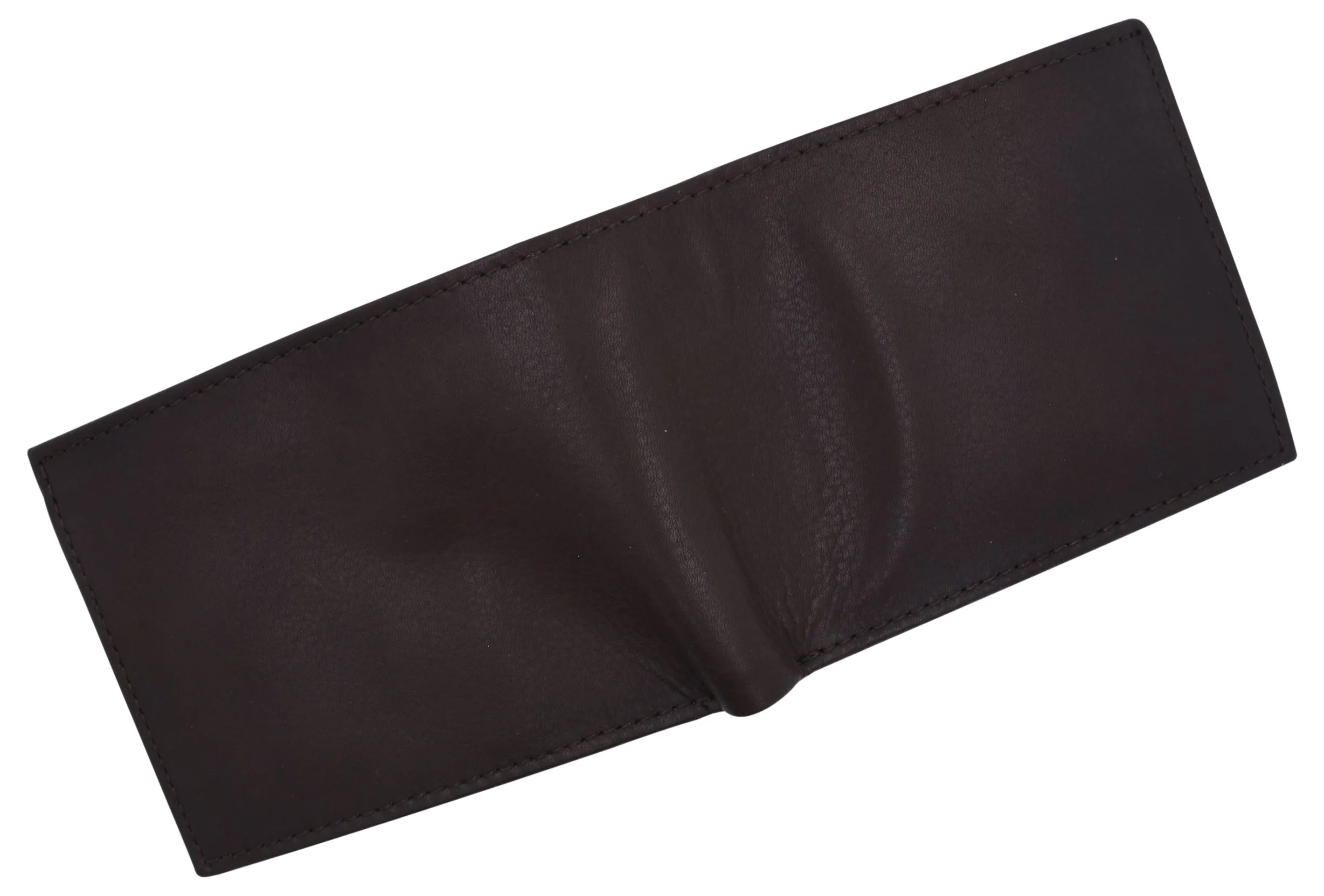 SWISS MARSHALL Full Grain Leather Mens Bifold Wallet RFID Blocking Wallets for Men
