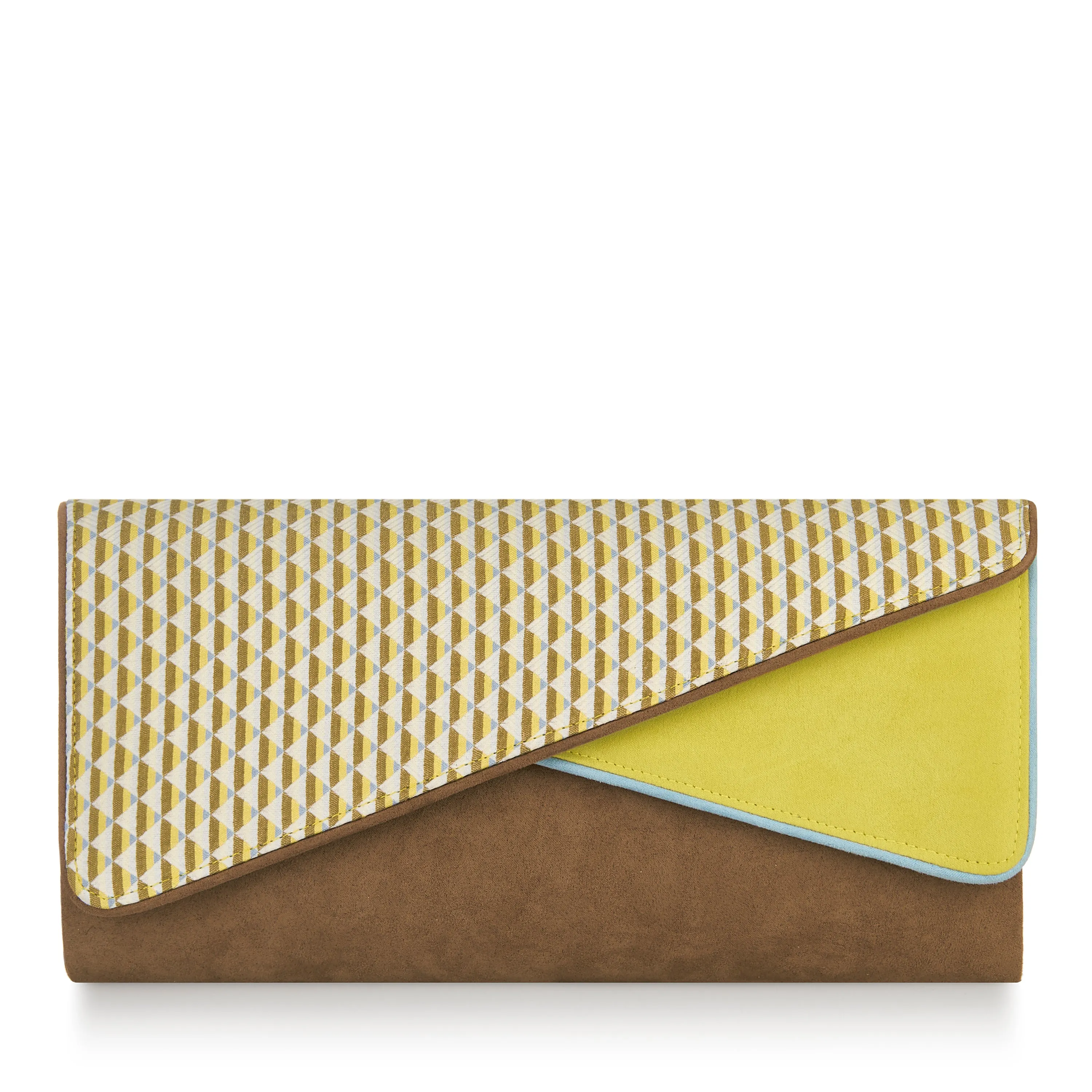 Sydney Lemon Clutch Bag (Matches Hatty Heels) by Ruby Shoo