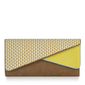 Sydney Lemon Clutch Bag (Matches Hatty Heels) by Ruby Shoo
