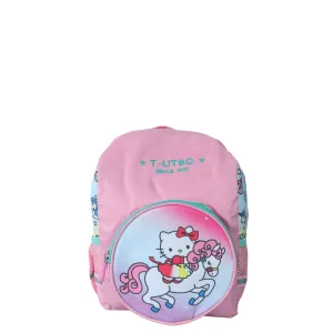 T-UTBO - Hello Kitty Kids Superhero Cute Cartoon Kindergarten School Bag Backpack