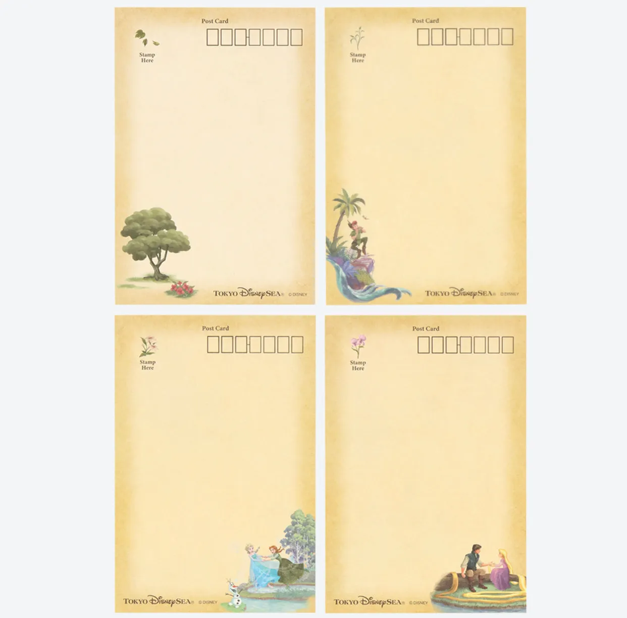 TDR - Fantasy Springs Theme Collection x Post Cards Set