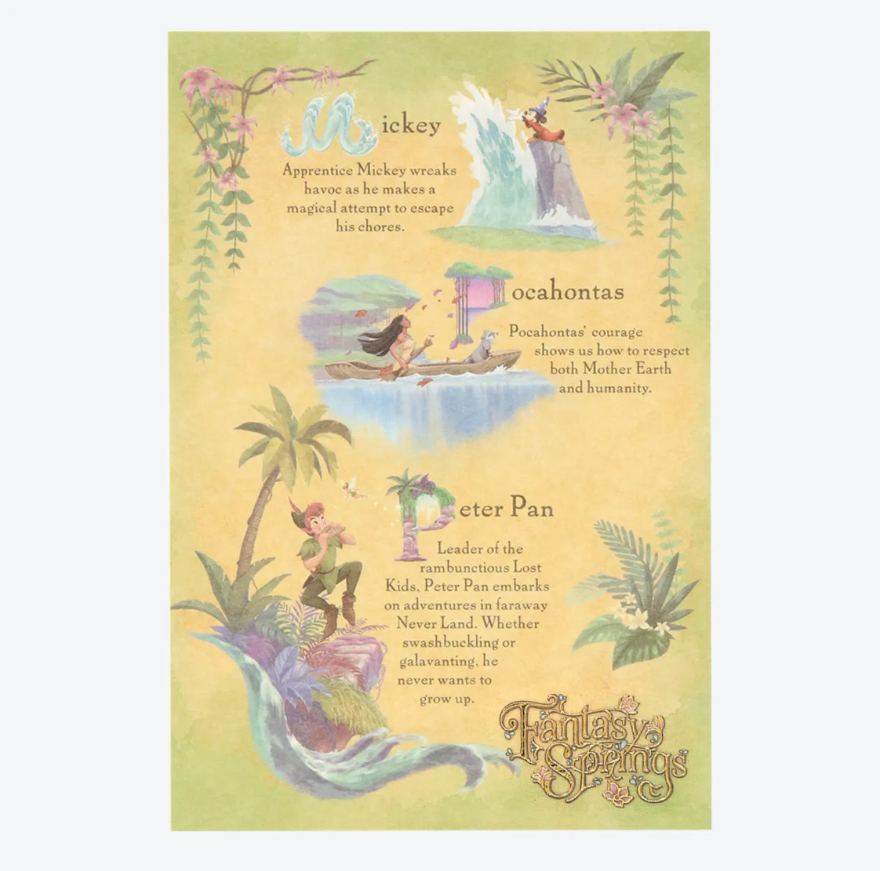 TDR - Fantasy Springs Theme Collection x Post Cards Set