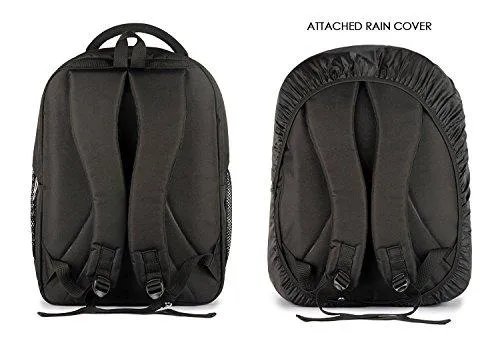 The Clownfish Nation Series 40 litres Bag College Bag,Laptop Bag ,Travel Backpack & Raincover for Backpacks,Black