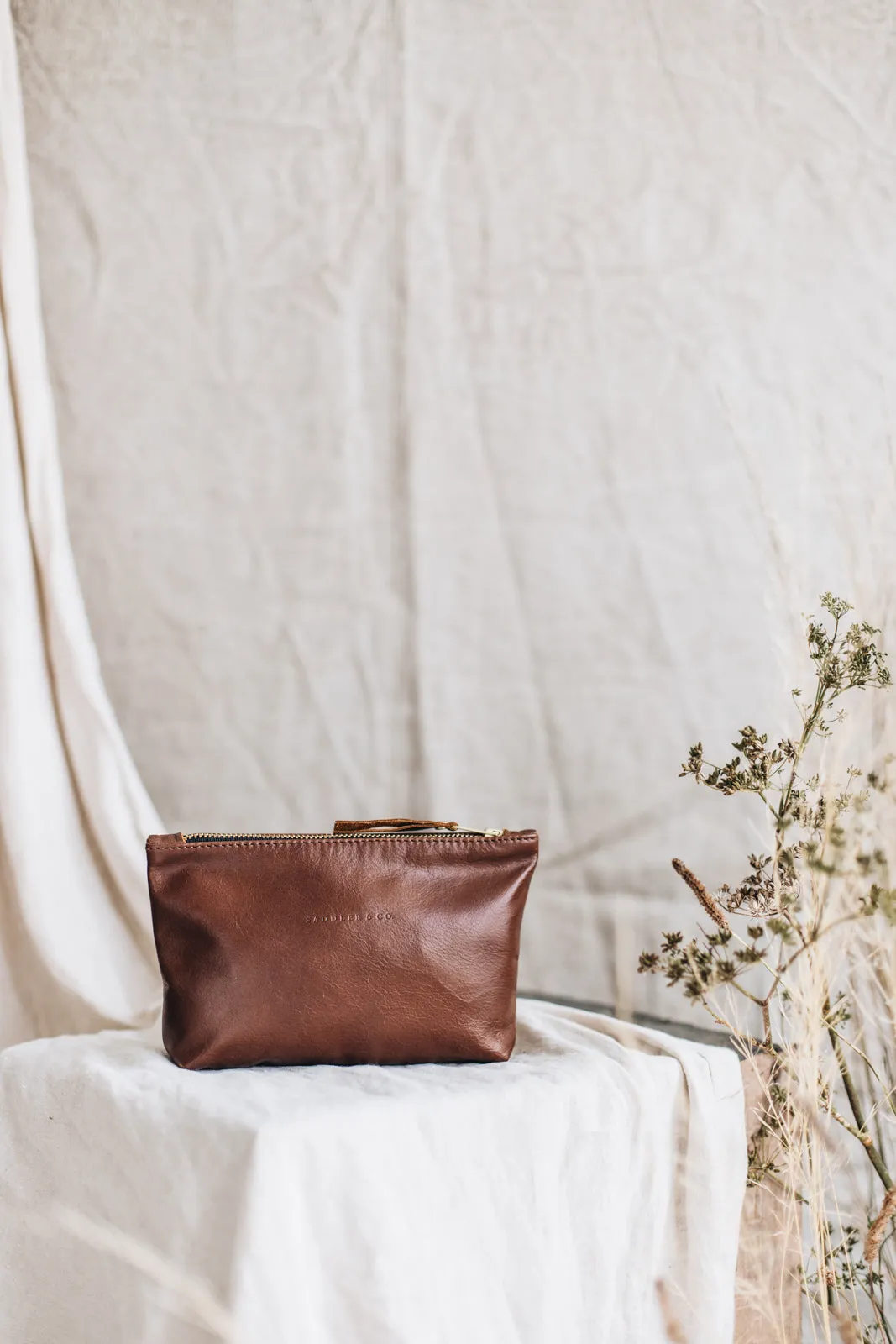The Daily Clutch in Caramel
