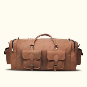 The Midnight Moonshine -Vintage Leather Travel Bag