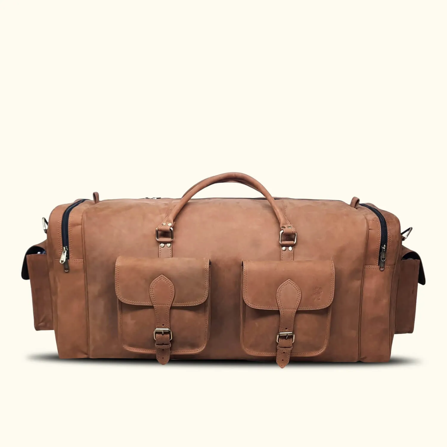 The Midnight Moonshine -Vintage Leather Travel Bag