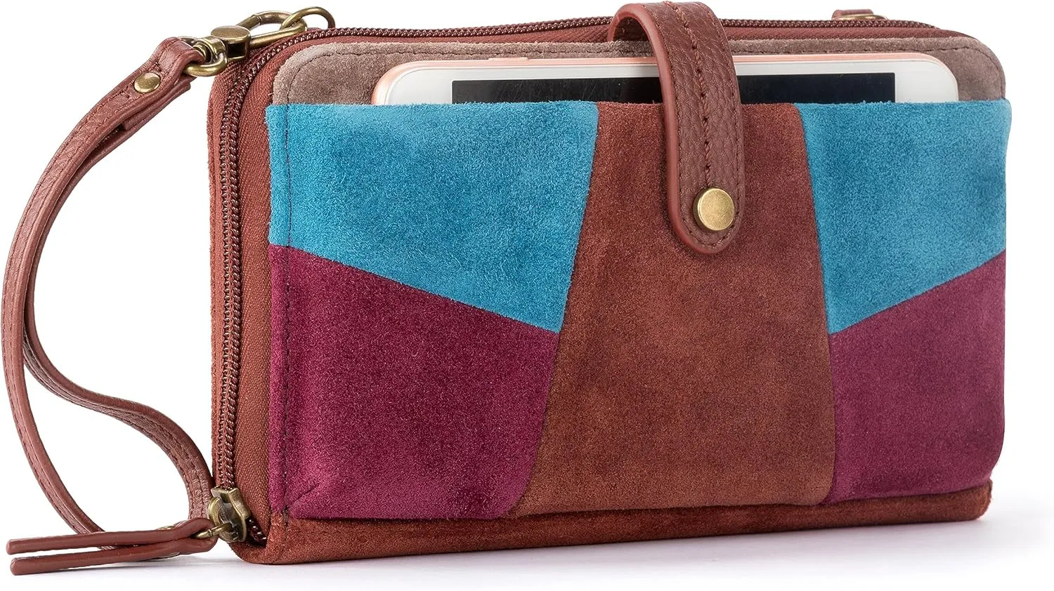 The Sak Iris Smartphone Crossbody Purse - Women's Cellphone Bag & Wallet For Everyday - Convertible Wristlet With Zipper