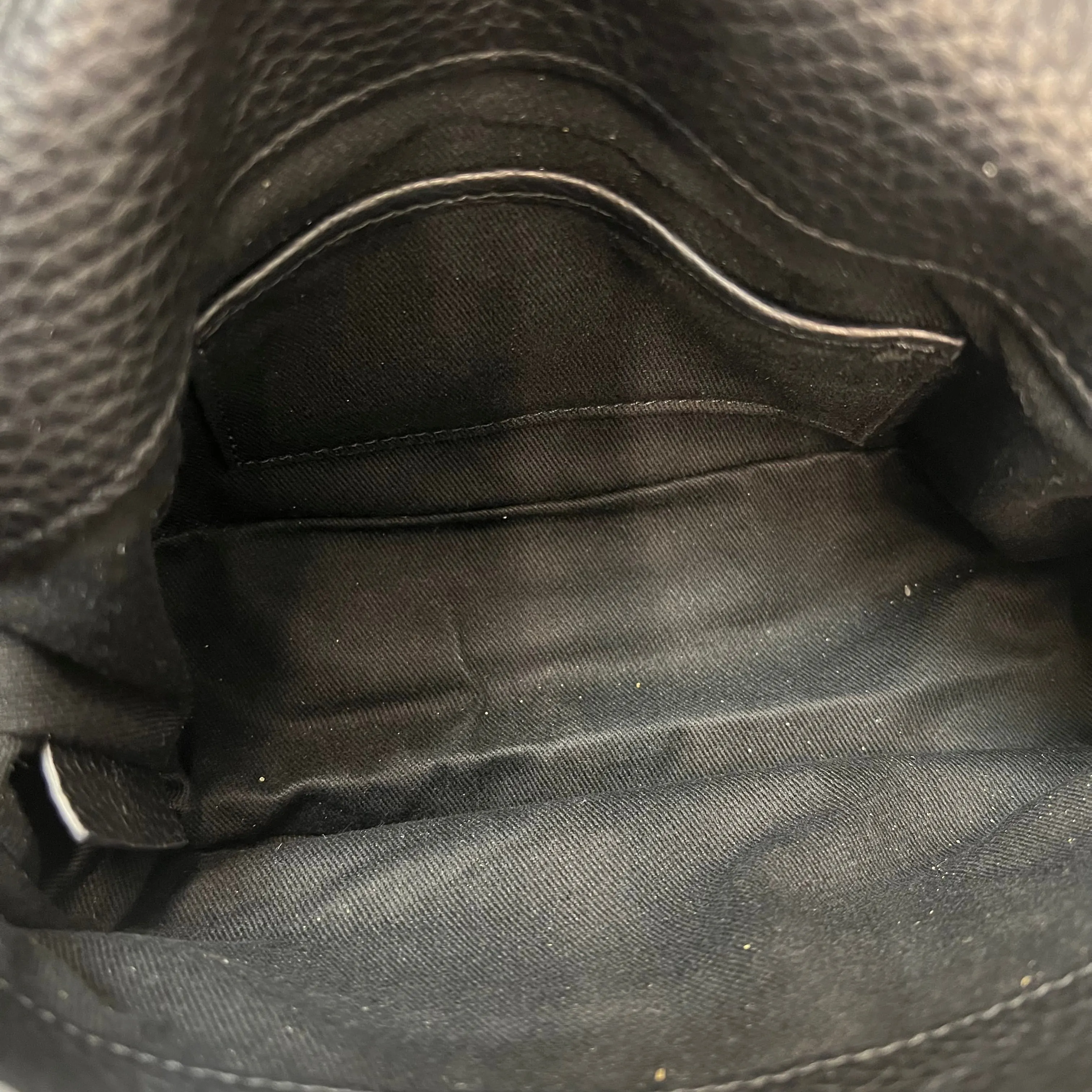 TOM FORD Jennifer Mini Black Grained Calf Leather Shoulder Bag