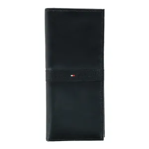 Tommy Hilfiger Men's Leather Ranger RFID Checkbook Cover Secretary Wallet