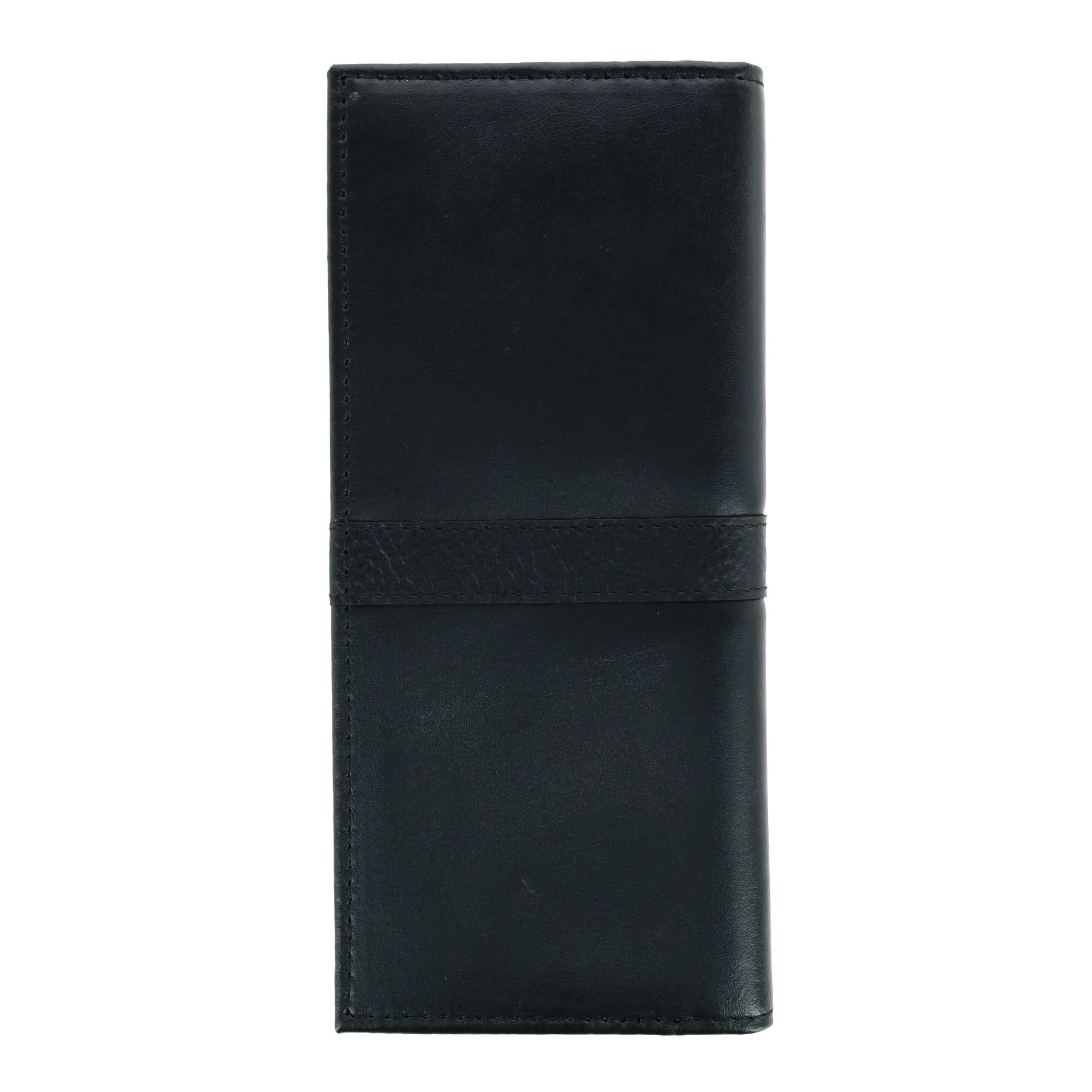 Tommy Hilfiger Men's Leather Ranger RFID Checkbook Cover Secretary Wallet