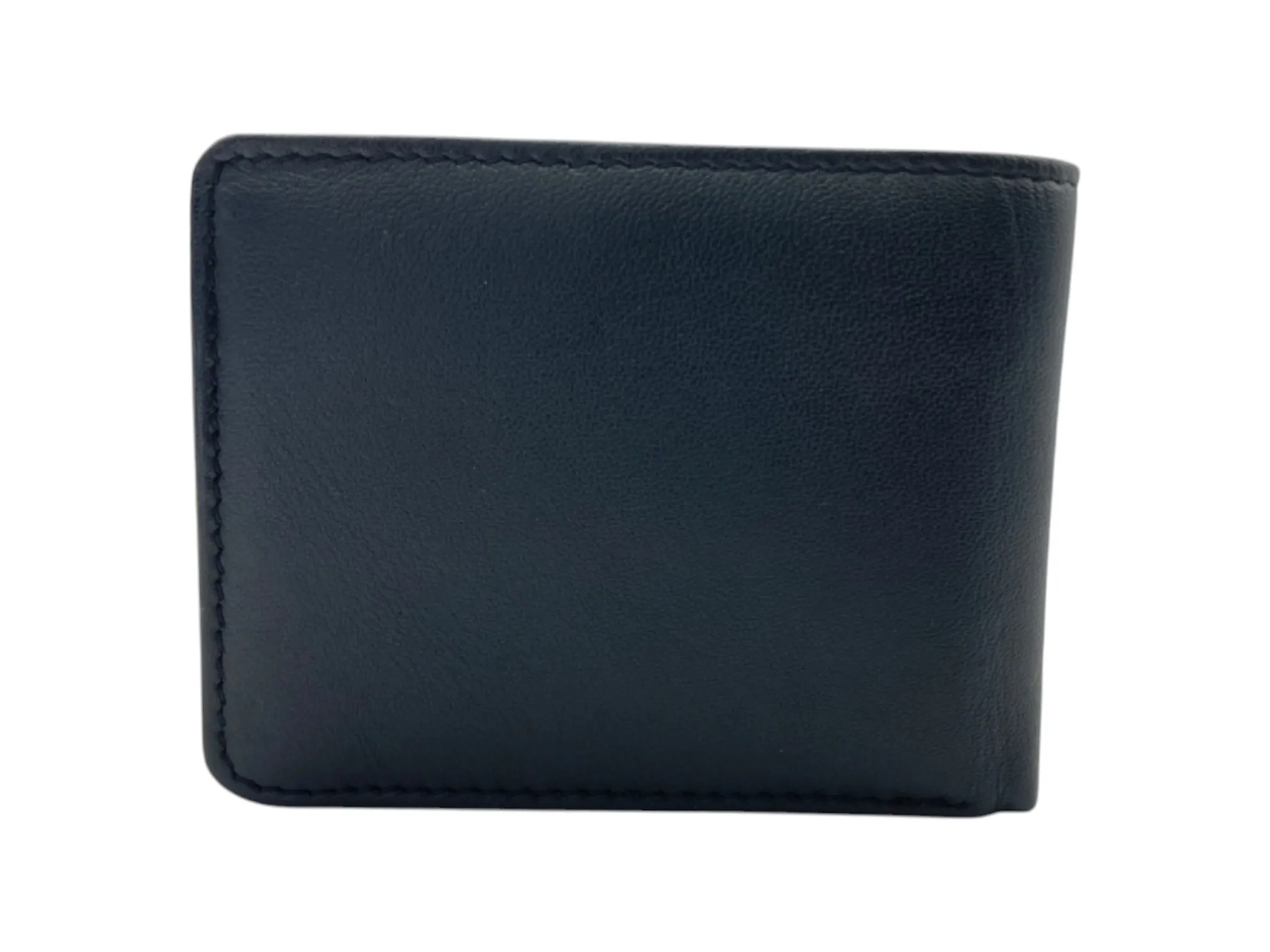 Top Grain Napa Leather Card & Coin Billfold Wallet # 4094