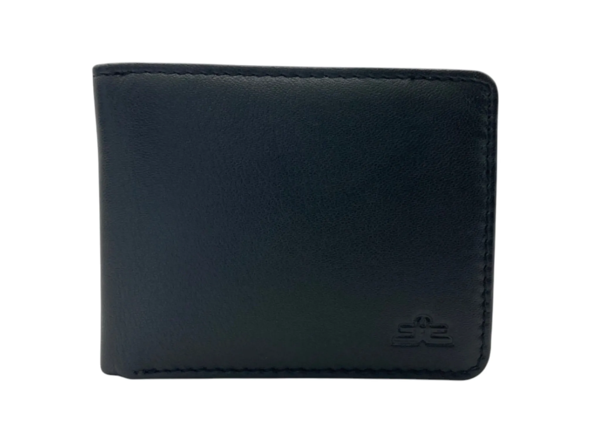 Top Grain Napa Leather Card & Coin Billfold Wallet # 4094