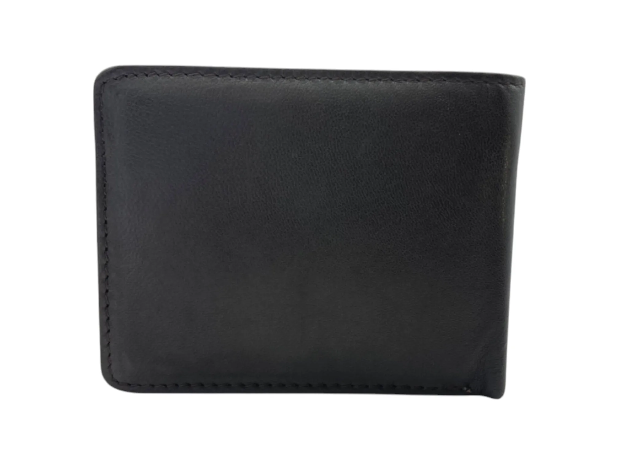 Top Grain Napa Leather Card & Coin Billfold Wallet # 4094