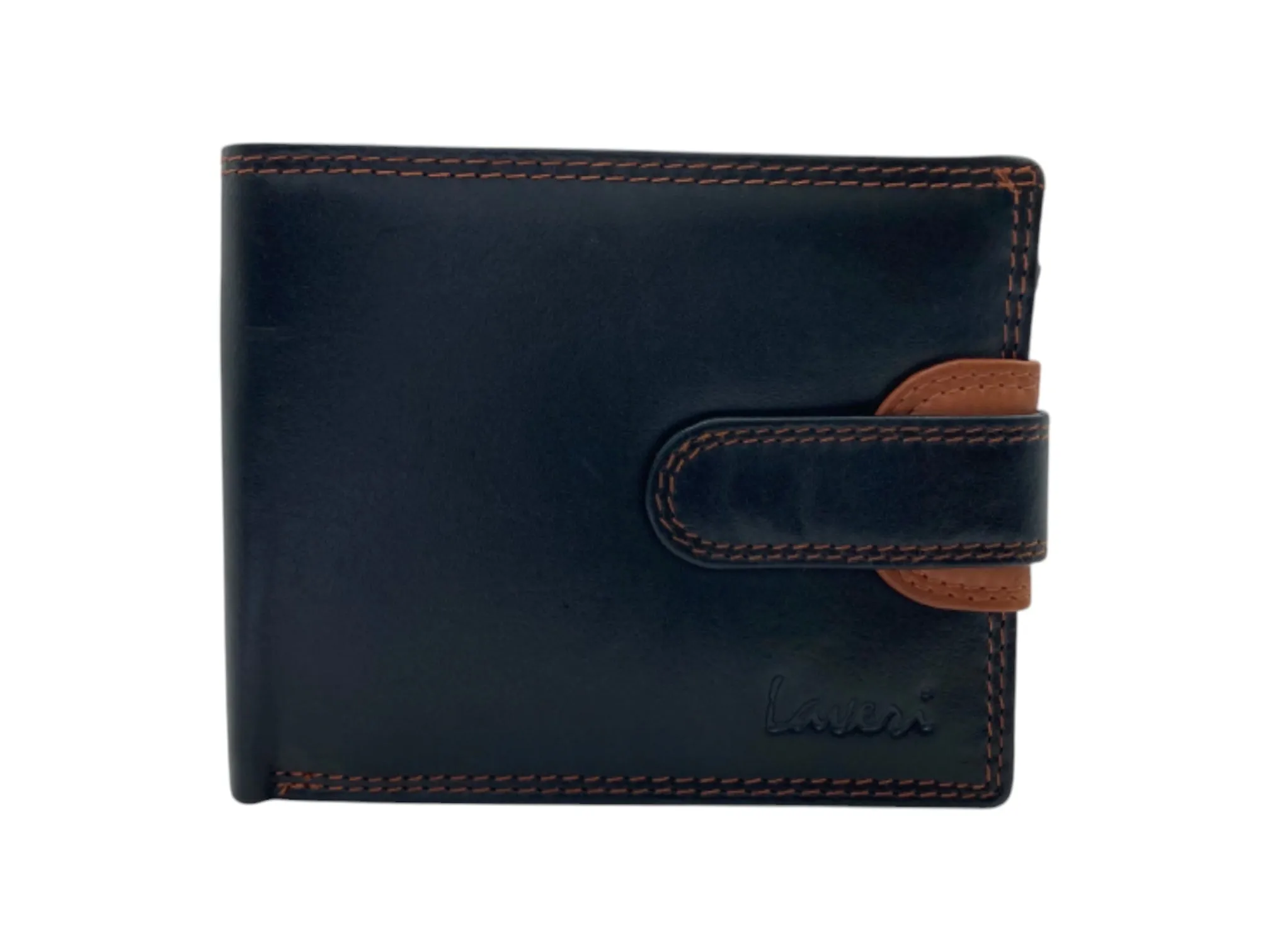 Top Grain Napa Leather Card & Coin Billfold Wallet # 665CL