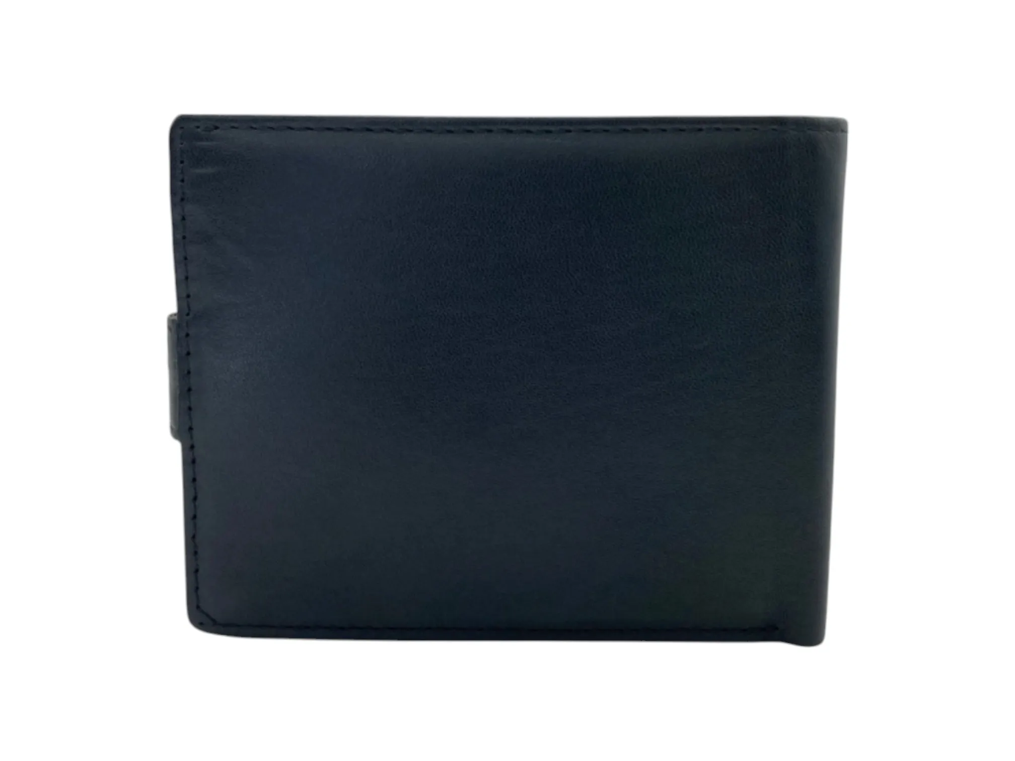 Top Grain Napa Leather Card & Coin Billfold Wallet # 665CL