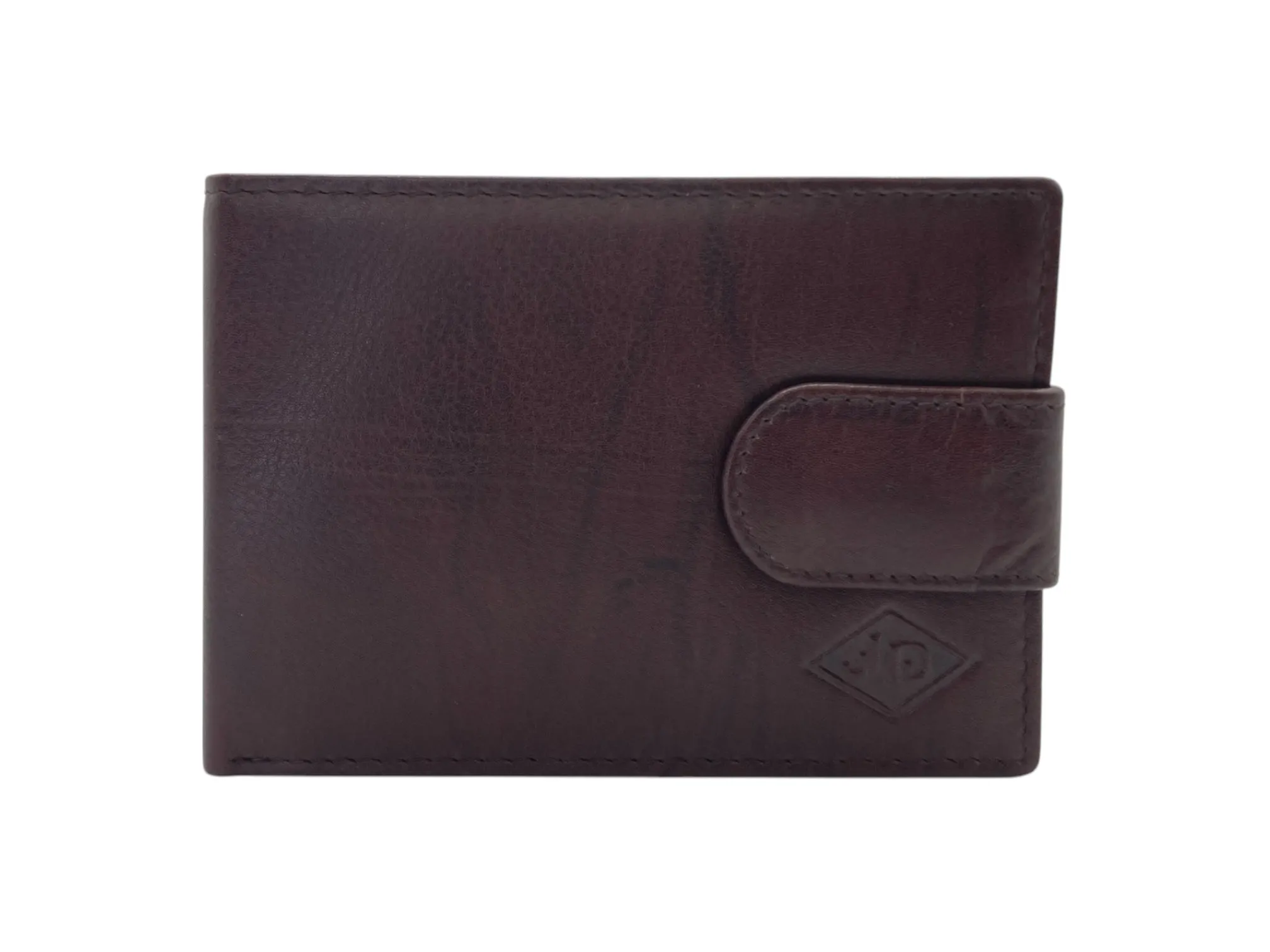 Top Grain Napa Leather Card & Coin Billfold Wallet # JD-523