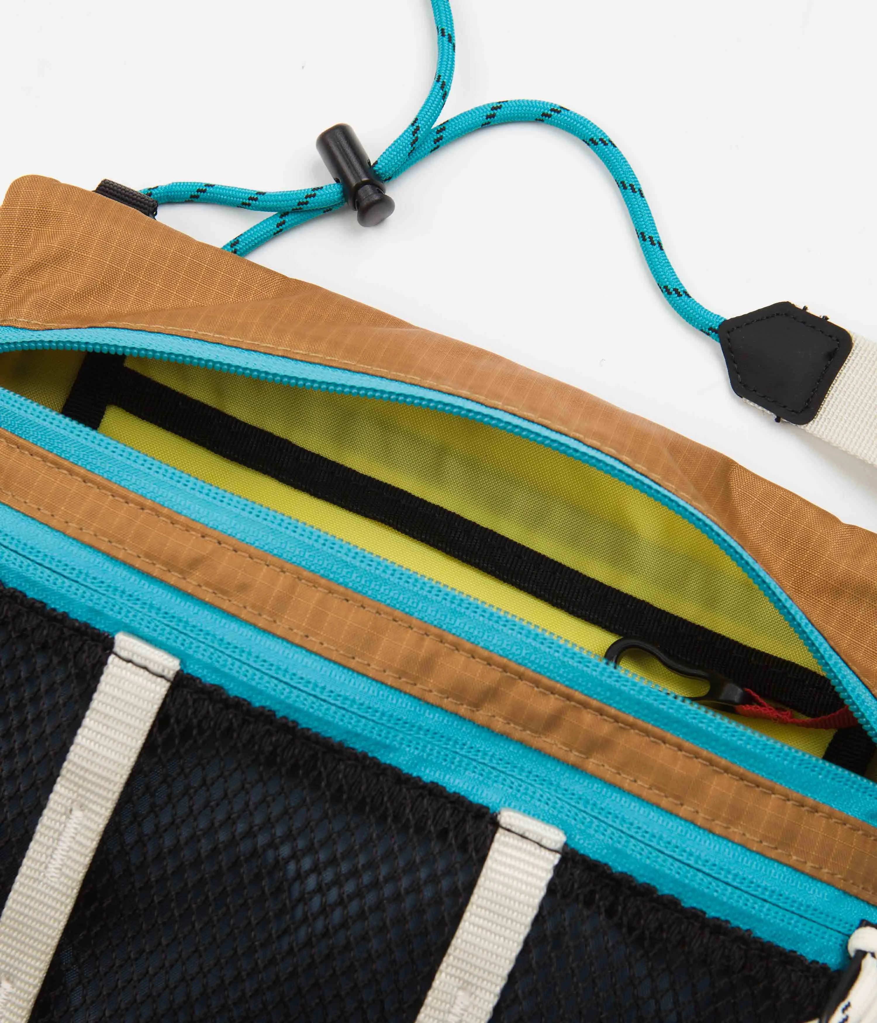 Topo Designs Mountain Accessory Shoulder Bag - Khaki / Pond Blue