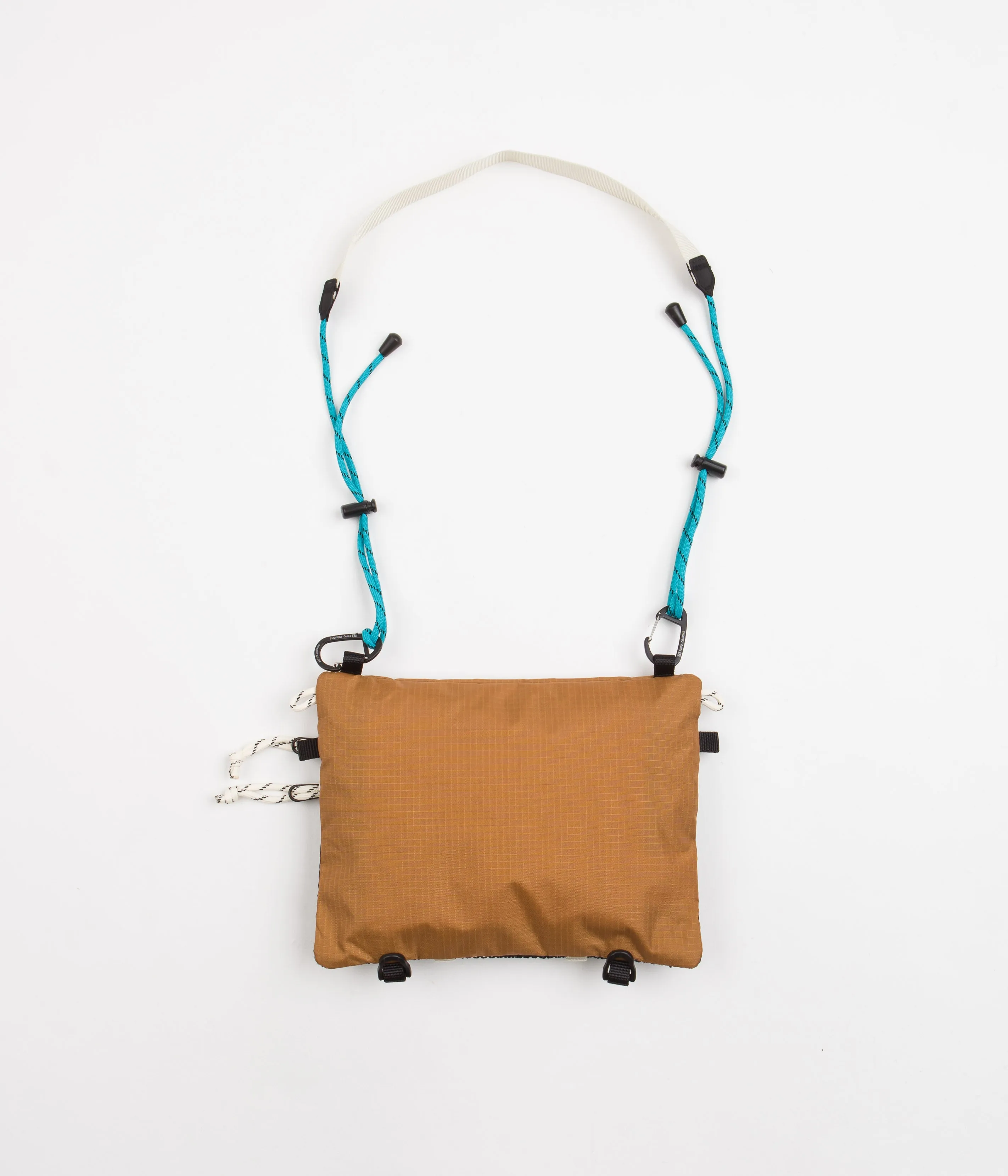 Topo Designs Mountain Accessory Shoulder Bag - Khaki / Pond Blue