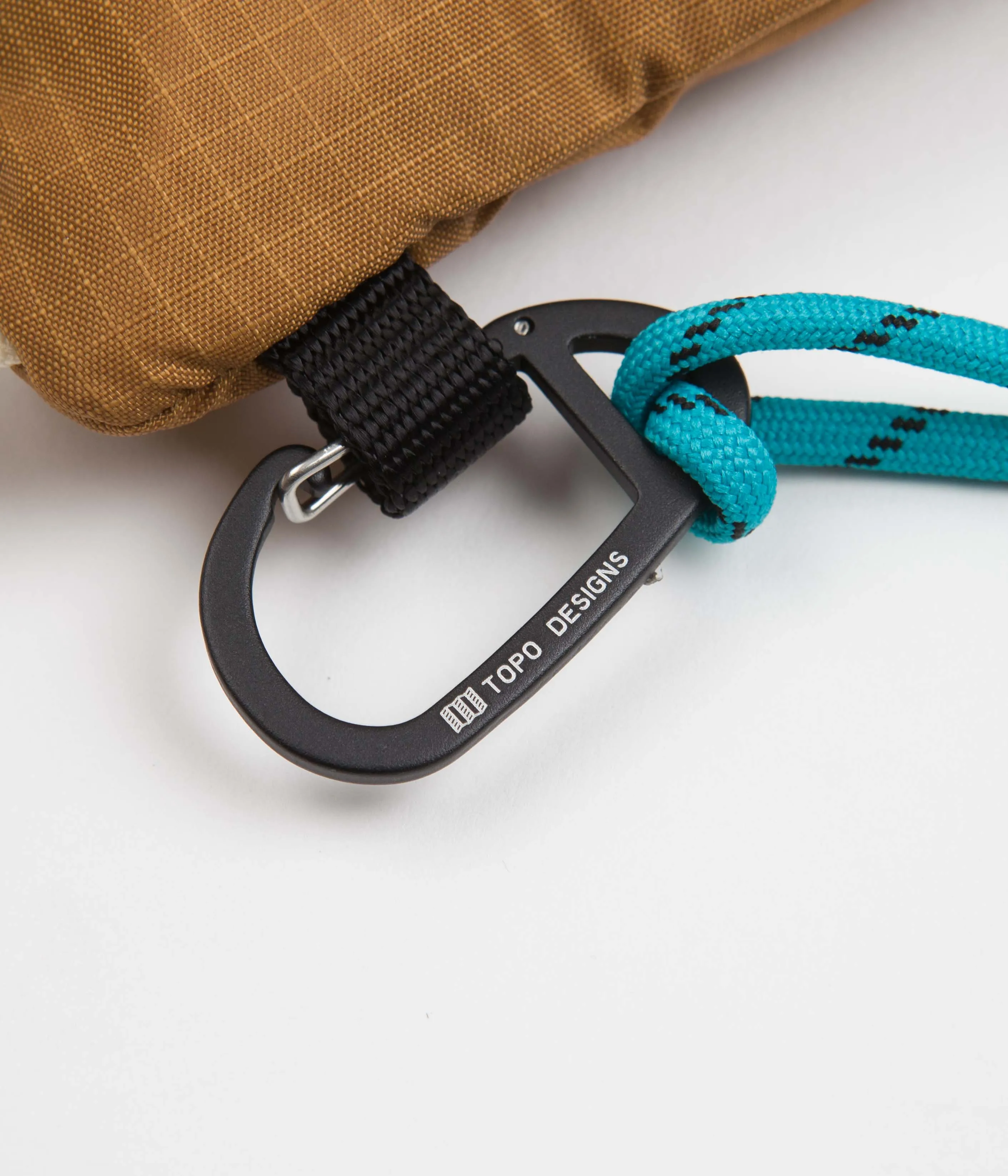 Topo Designs Mountain Accessory Shoulder Bag - Khaki / Pond Blue
