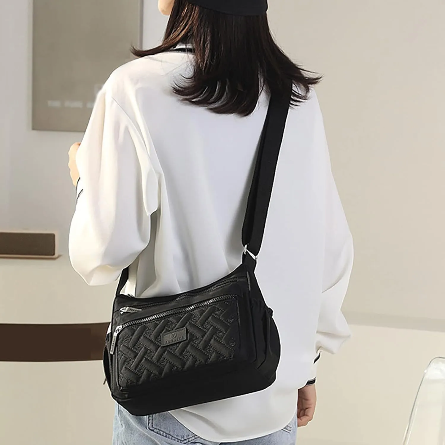 Tote Bag For Women Casual Leather Retro Shoulder Bags Versatile Cross Body Handbags For Shopping Travel Essential F