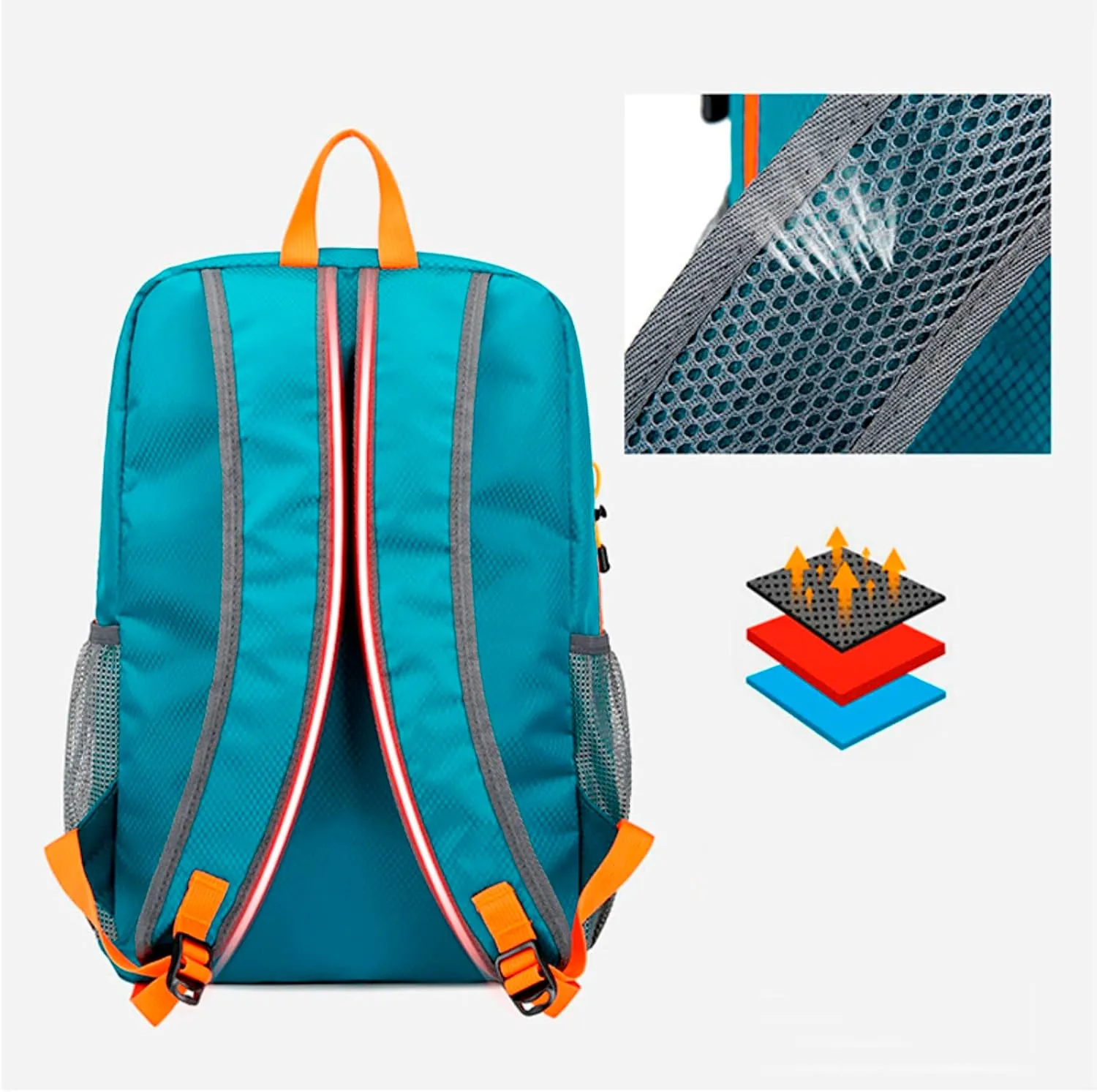 Tote Bag For Women Ultra Light Backpack Portable Folding Female Large Capacity Outdoor Leisure Hiking Travel Daypack Y