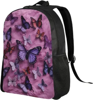 Travel Laptop Backpack All butterflies Carry On Backpack Casual Daypack Waterproof Business Work Bag
