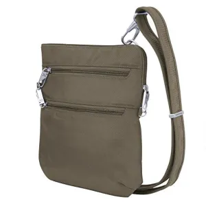 Travelon AT Cls Slim D Zip Xbody  Nutmeg