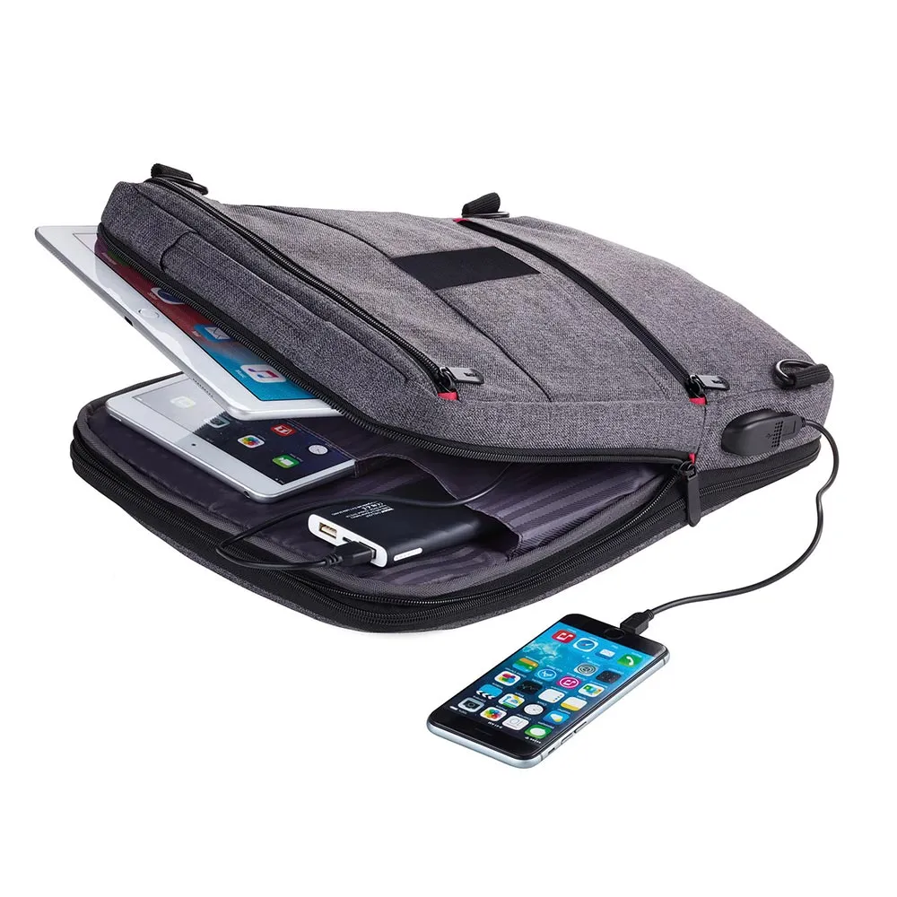Troika Business Backpack Anthracite/Black