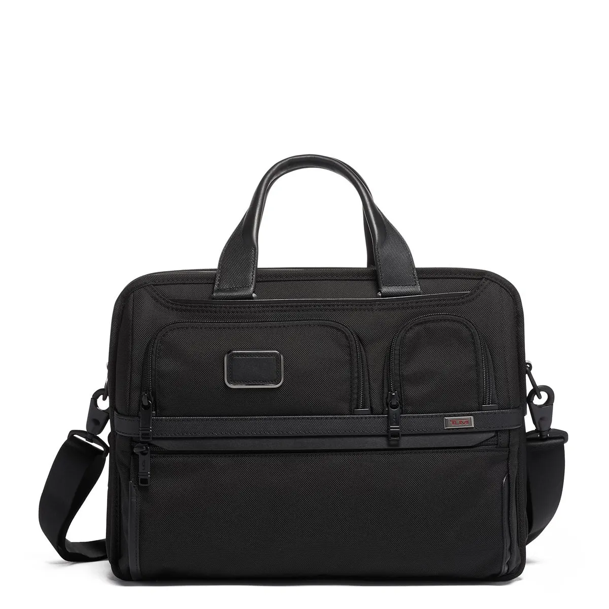 Tumi Alpha Expandable Organiser Laptop Brief - Black