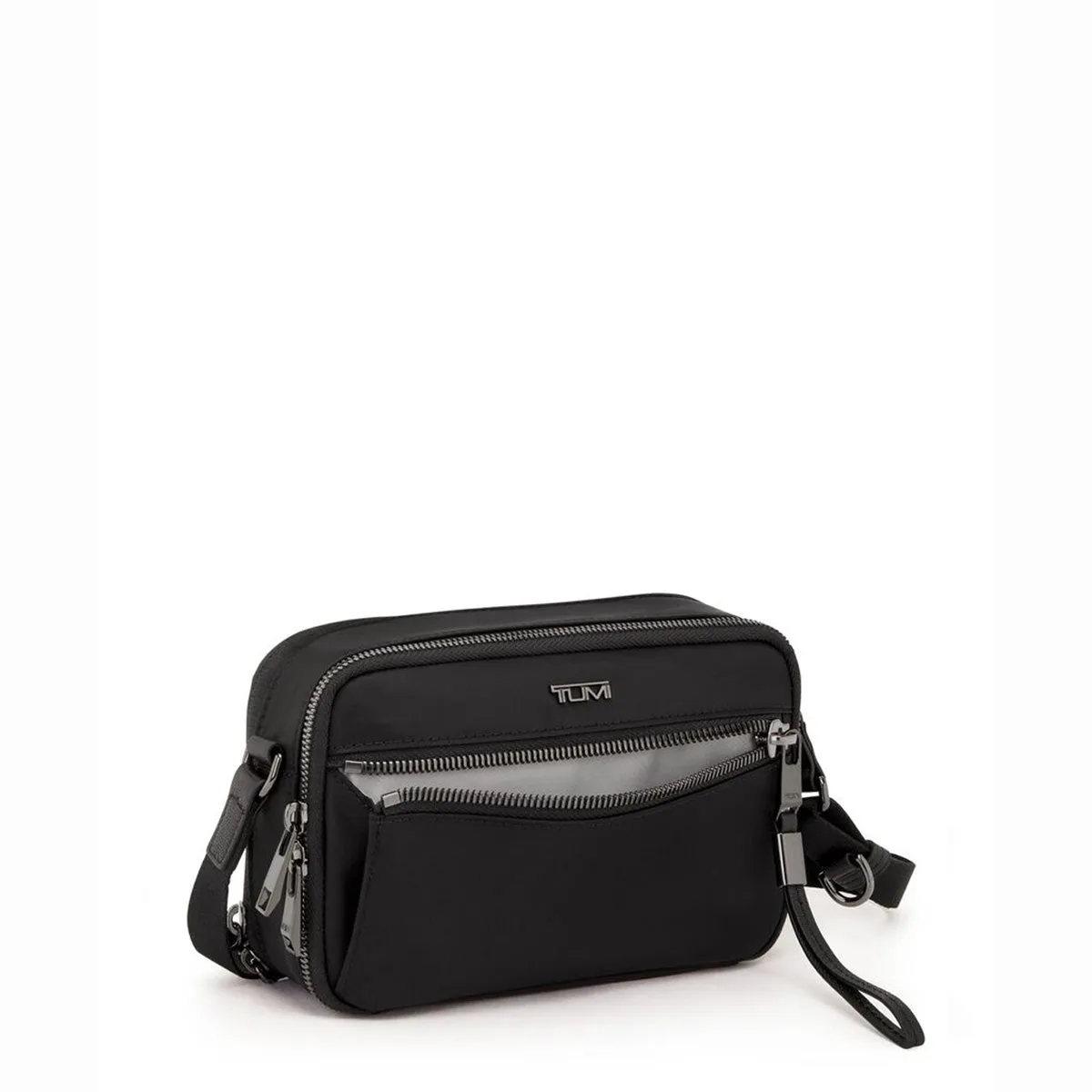 Tumi Voyageur Langley Crossbody - Black/Gun Metal